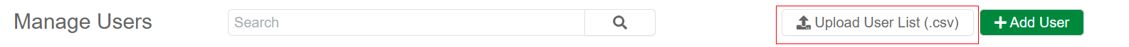 Upload User List Button