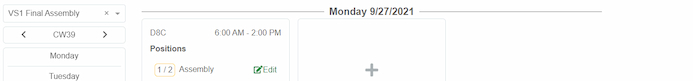 Manage Listings View